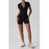 Гладкий короткий комбенизон Shorts Body Crop T-shirt model 36 (Black) Гладкий короткий комбенизон Shorts Body Crop T-shirt model 36 (Black)